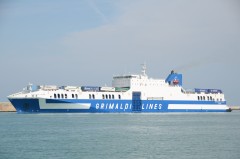 Eurocargo Livorno, 8th June 2013, sailing from Livorno