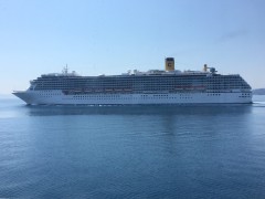 Costa Mediteρranea Off Corfu 13042015