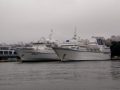 louis aura & aegean odyssey @ piraeus 19022014