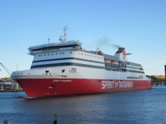 Spirit of Tasmania II in Devonport