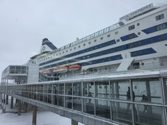 Silja Symphony | Olympia Terminal gangway, Helsinki