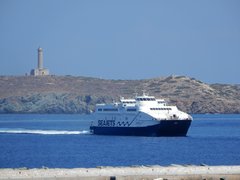 Andros Jet approaching Syros Island