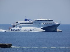 Naxos Jet inbound Tinos "port"