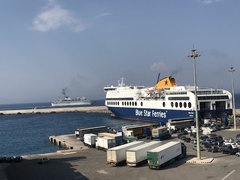 Blue Star 1 and Salamis Philoxenia  in Rhodes, 100849