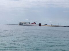 Tenacia leaving Palma de Mallorca, 05042019