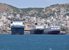 Ayshe,Azores Express&Aikaterinh P@Perama 27/6/2019