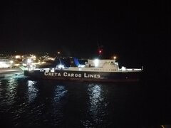 Nearchos departing port of Paros-  25/6/2019