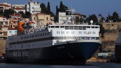 DIAGORAS anchored at Kavala Port