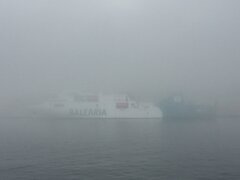 Napoles @ Algeciras with dense fog