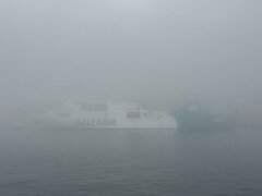 Napoles @ Algeciras with dense fog