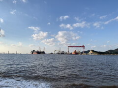 Zhoushan shipyards