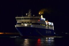 Blue Star Naxos Entering Piraeus 14/3/2020