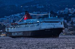 ΝISSOS SAMOS arrival at Kavala Port
