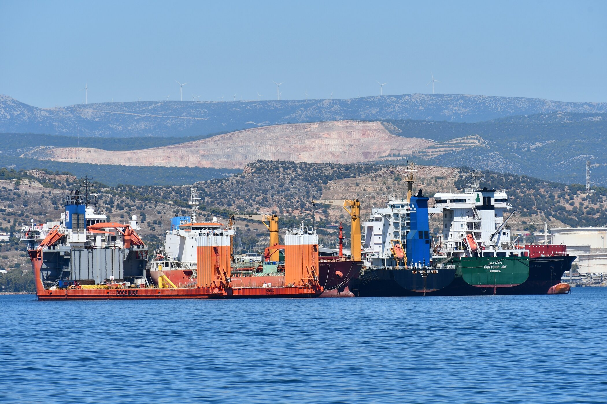 Fjell_Sunbeam_New York Trader_Contship Joy_Contship Eco_29-08-20_Eleusis Roads