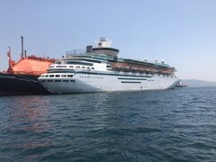 MAJESTY OF THE OCEANS AT ELEFSIS ANCHORAGE