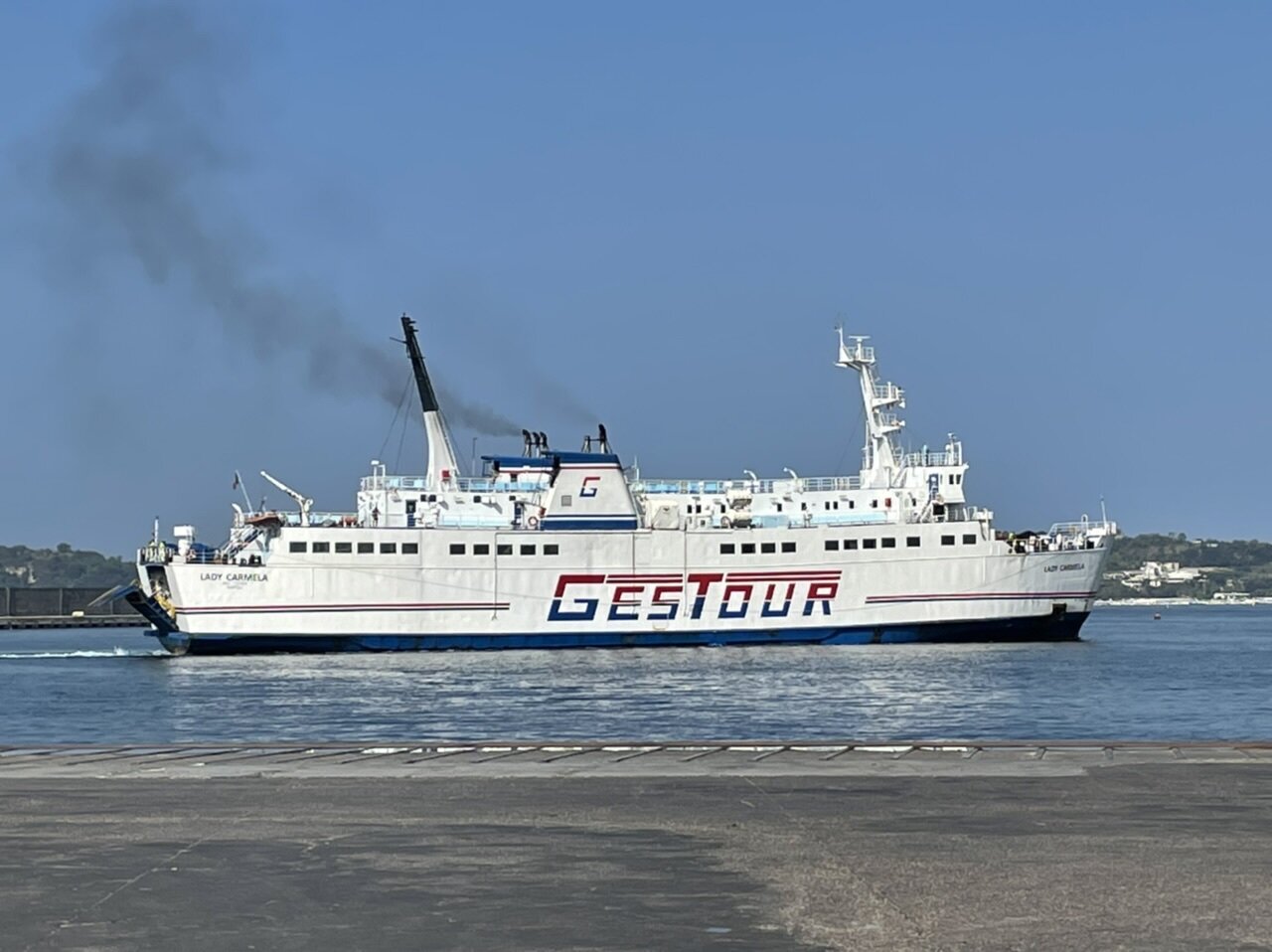 LADY CARMELA at Pozzuoli Port 19.8.2021