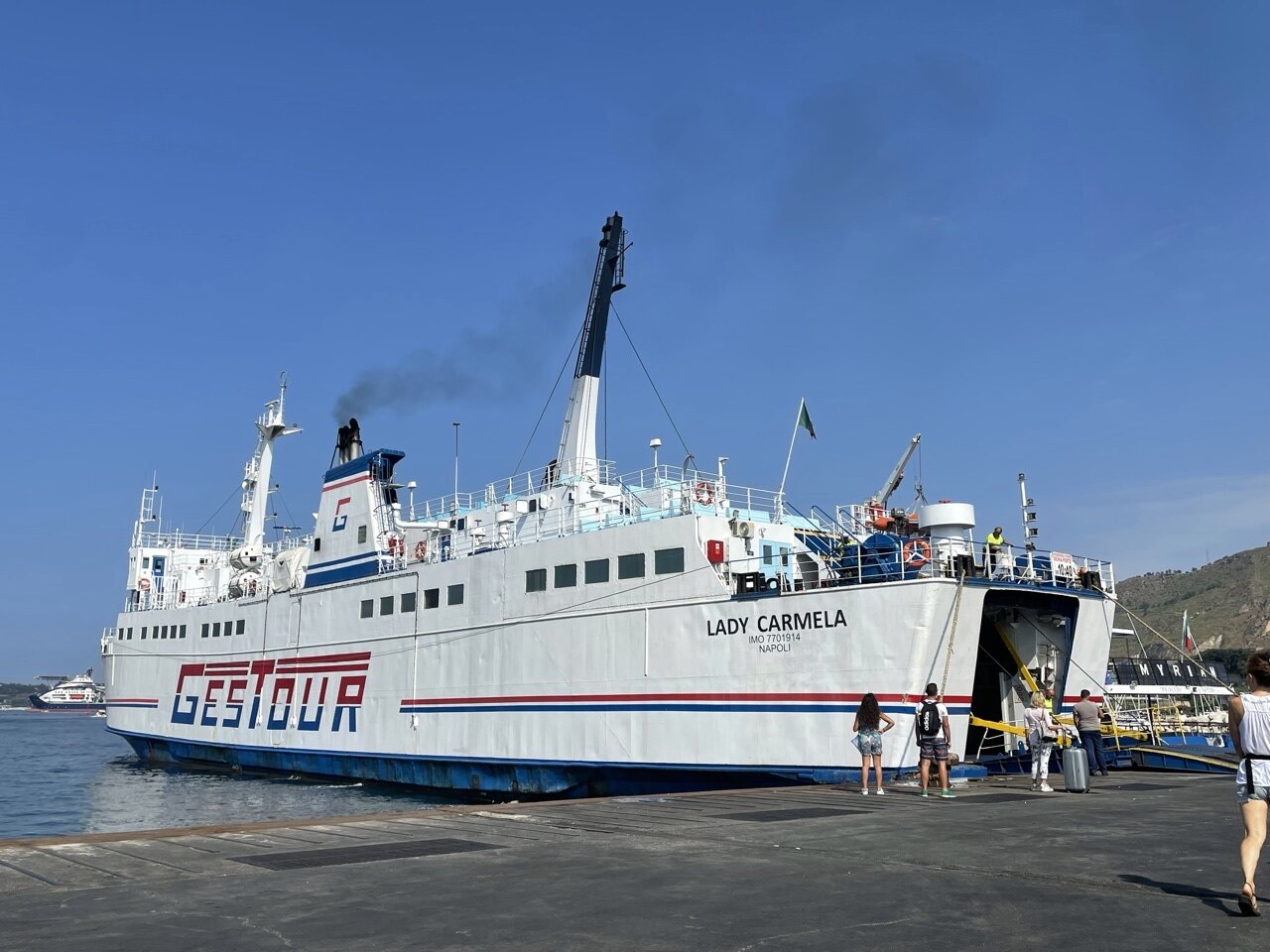 LADY CARMELA at Pozzuoli Port 19.8.2021