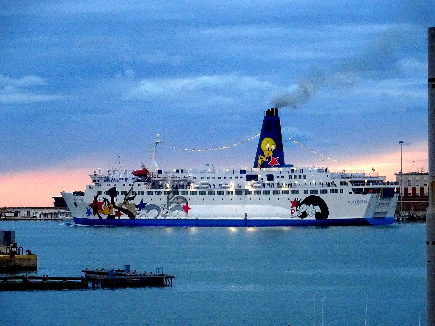 MOBY CORSE departing Ancona 27.8.2021