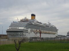 COSTA FAVOLOSA AT CIVITAVECCHIA PORT