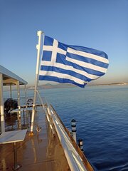 Blue Star Paros - Greek flag