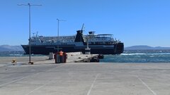 Panorama in Rafina port