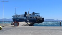 Panorama in Rafina port