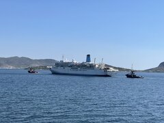 Mare departing from Elefsis bay