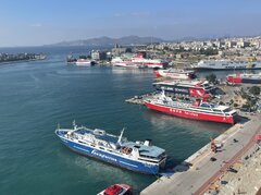 Piraeus Port from above