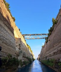 The Corinth Canal from below 03092023