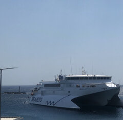 Naxos Jet at Tinos Port
