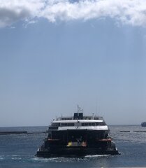 Naxos Jet at Tinos Port