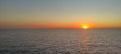 aegean sunset - off serifos northbound - oct 2023 a