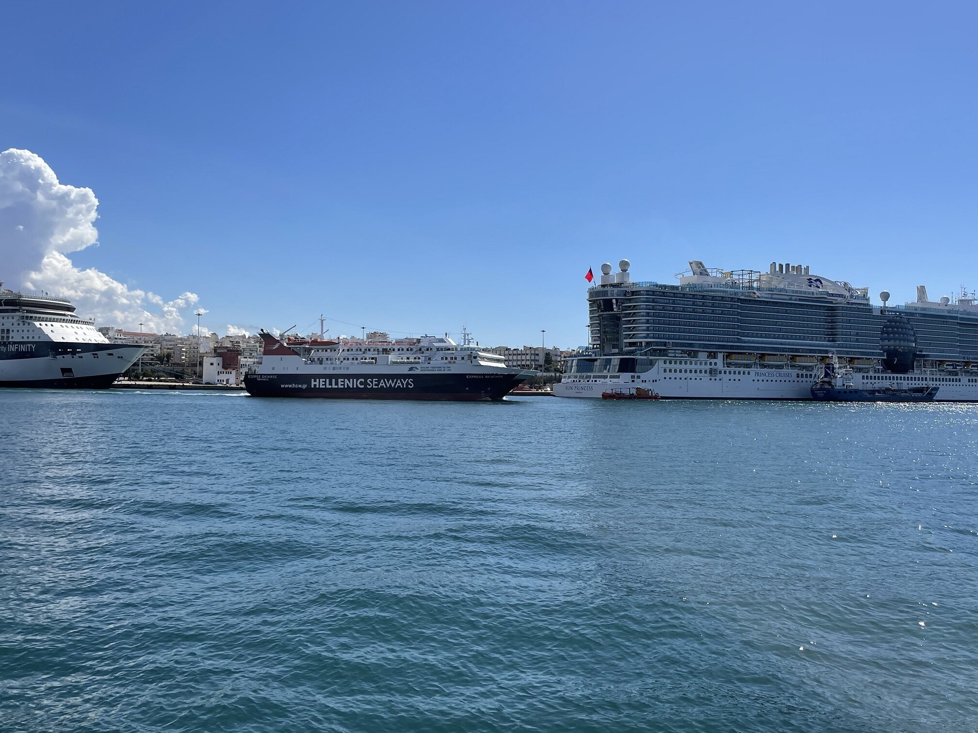 Express Skiathos sailing from Piraeus, 14032024