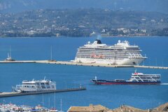 Corfu port