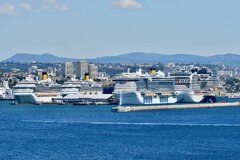 Costa Pacifica_Costa Fascinosa_Costa Smeralda_MSC World Europa_01-06-24_Marseille