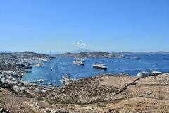 Star Clipper_Celebrity Equinox_Marella Explorer_Renaissance_Odyssey of the Seas_17-09-24_Mykonos