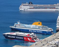 Highspeed 4 & Blue Star Myconos
